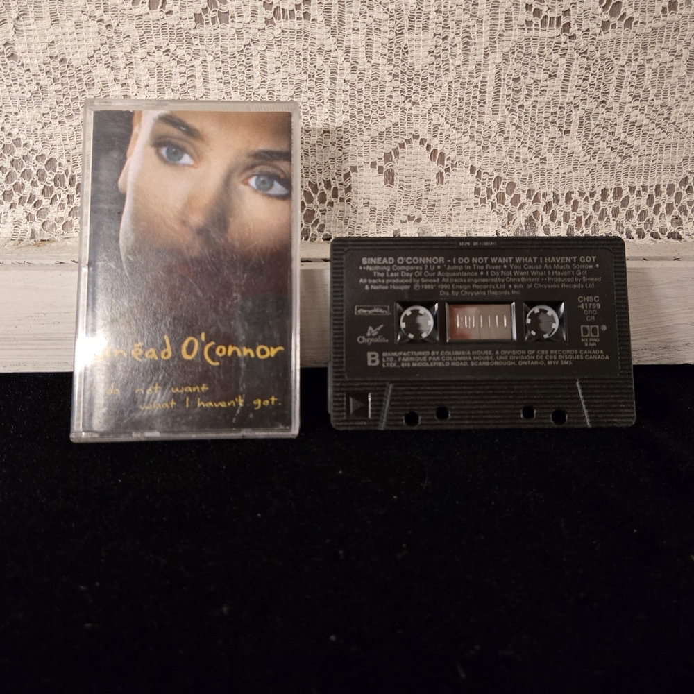 Sinéad O’Connor – I Do Not Want What I Haven’t Got Vintage Cassette Tape